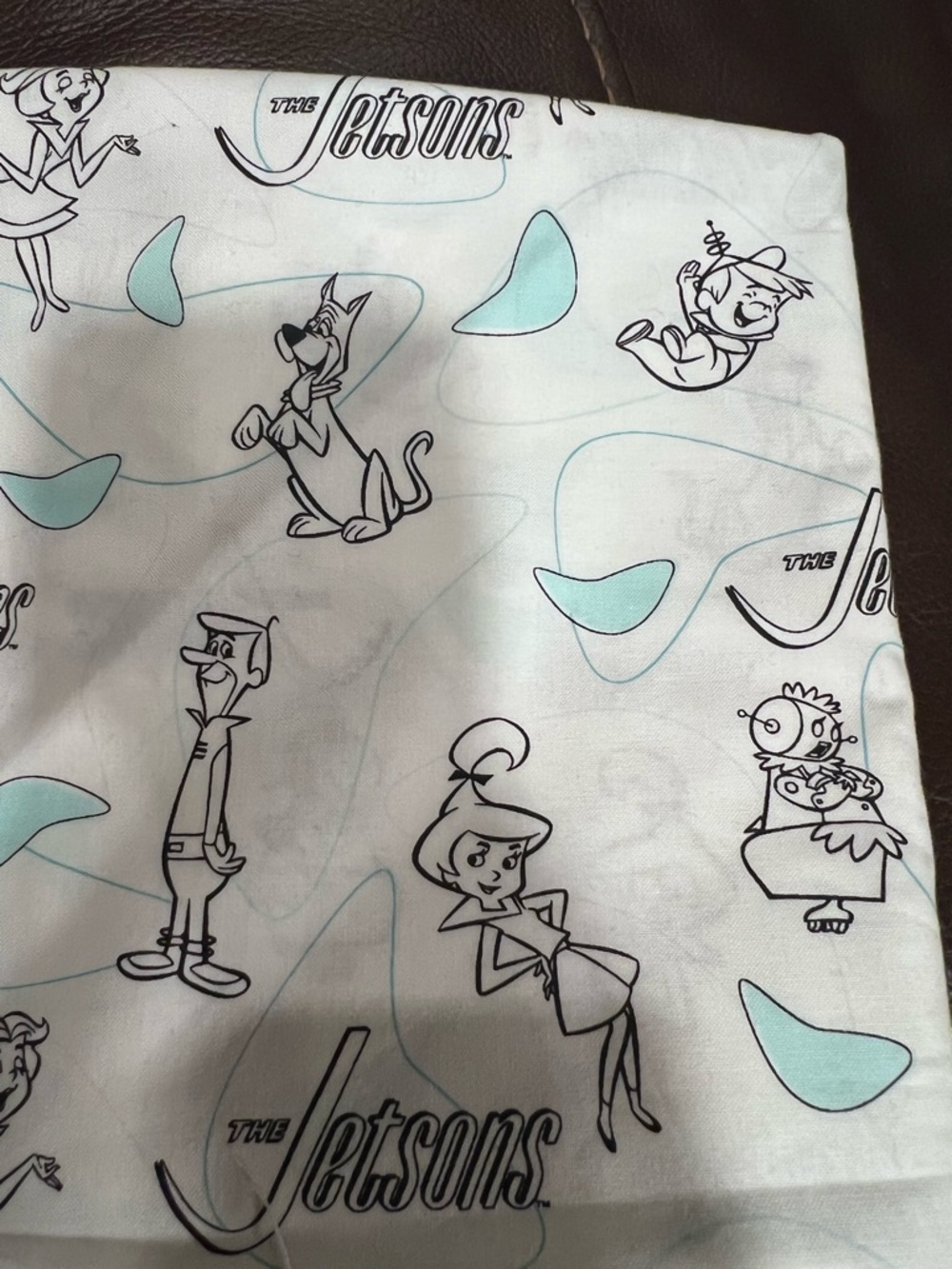 The Jetsons Graphic Print fabric yard mid century tv show sew quilt craft space